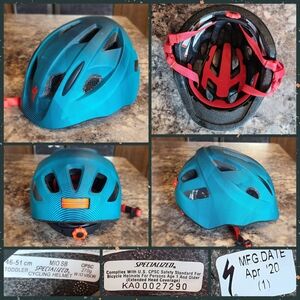 Specialized Kids Blue and Red Helmet